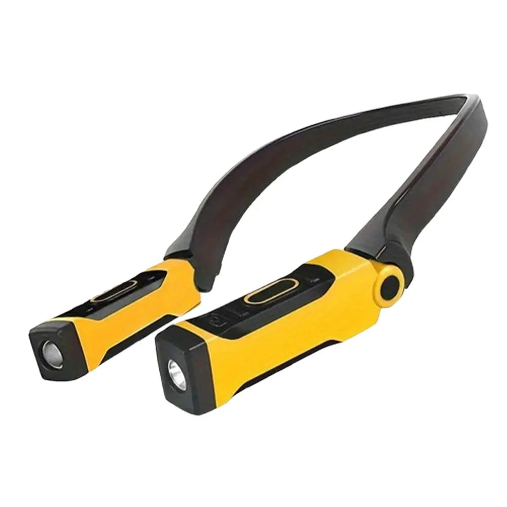 lampe torche portable cou rechargeable deux luminosités mode poche lecture moderne pratique