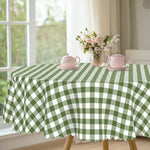 nappe verte carreaux classique imperméable usage extérieur intérieur mariage fête