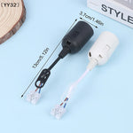connecteurs électriques e27 blanc noir moderne clips câble boutons fermeture rond lisses opaques