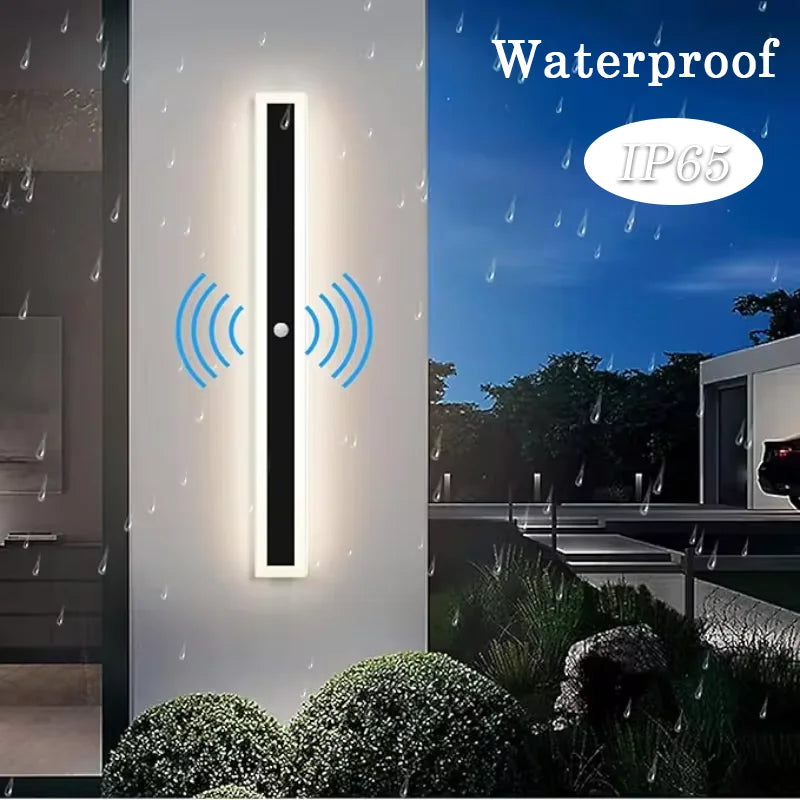lampe extérieure moderne led rechargeable noir blanc capteur mouvement 110 240v