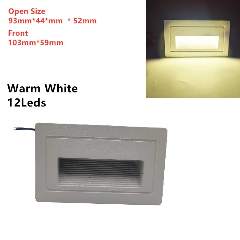 éclairage led mural contemporain blanc noir gris ip65 extérieur encastrable verre trempé