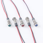 ampoules led 12v 24v orange blanc vert bleu rouge modernes compactes vis câbles