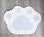 tapis blanc rose chat motif doux moelleux moderne animalier intérieur