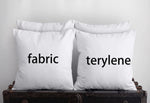 taies d'oreiller blancs sans motif moderne lit amovibles lavables polyester coton pp différentes tailles