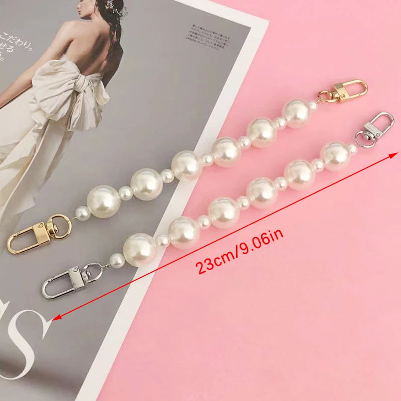 bracelet blanc vintage métal boucles dorées cliquet 23cm