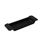 plateau bain extensible blanc noir moderne étagère salle bain multifonction savons flacons éponge Brosse