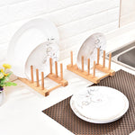 support assiettes bois naturel moderne sans motif assiettes variété tailles