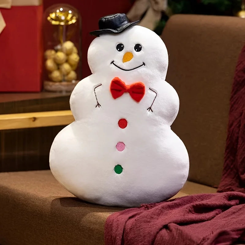 coussins décoratifs noël vert blanc jaune arbre bonhomme pain épice festive