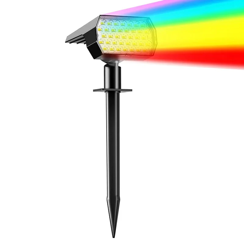 éclairage extérieur spots solaires LED noirs moderne 74 pièces IP65 autonome jardin couloir contemporain