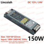 transformateur alimentation led 12v 24v 5a 12a 100w 150w 200w 300w 400w noir grille