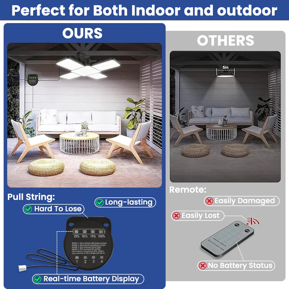 lampe solaire extérieure détecteur mouvement 268 led noir moderne étanche garage cour