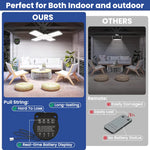 lampe solaire extérieure détecteur mouvement 268 led noir moderne étanche garage cour