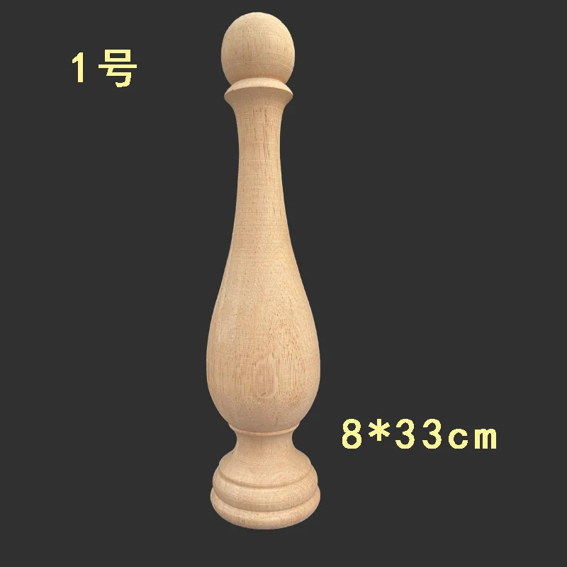 poteaux clôture bois naturel grain classique décoration maison tête lit colonne sculpture bois brut