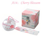 cloche vent japonaise transparente poissons floral ruban maison spa cuisine traditionnelle