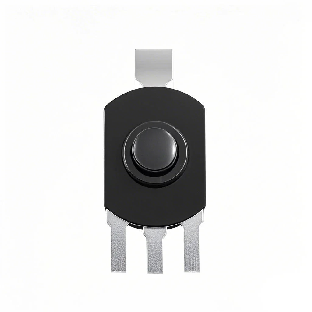 interrupteur bouton pression noir moderne certifié rohs ccc cqc 27.6mm 17.2mm 4.8mm 3modes 5ans