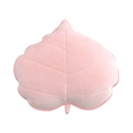 coussin rond imprimé feuilles velours amovible lavable moderne adultes multicolore