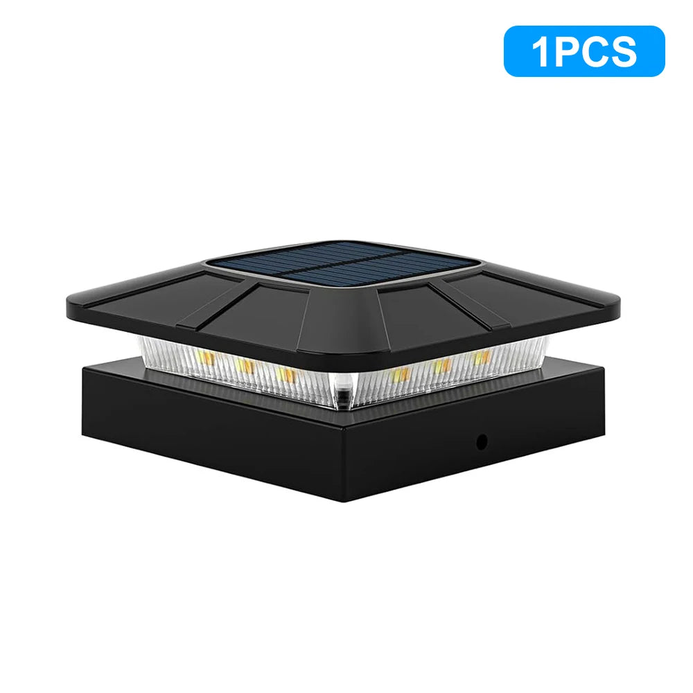 lampe solaire éclairage extérieur ip65 led noir moderne détecteur mouvement autonomie