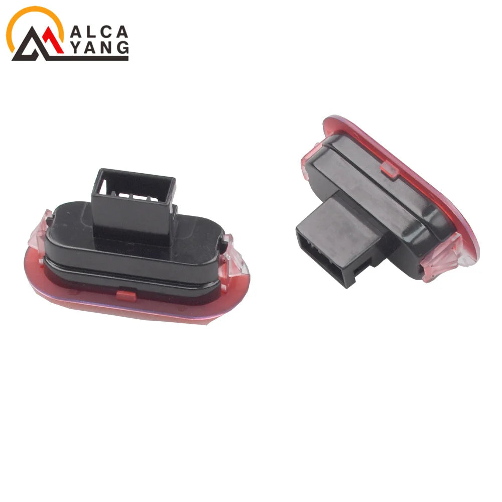 lampe bienvenue porte voiture rouge transparent grille led clips moderne vw golf beetle