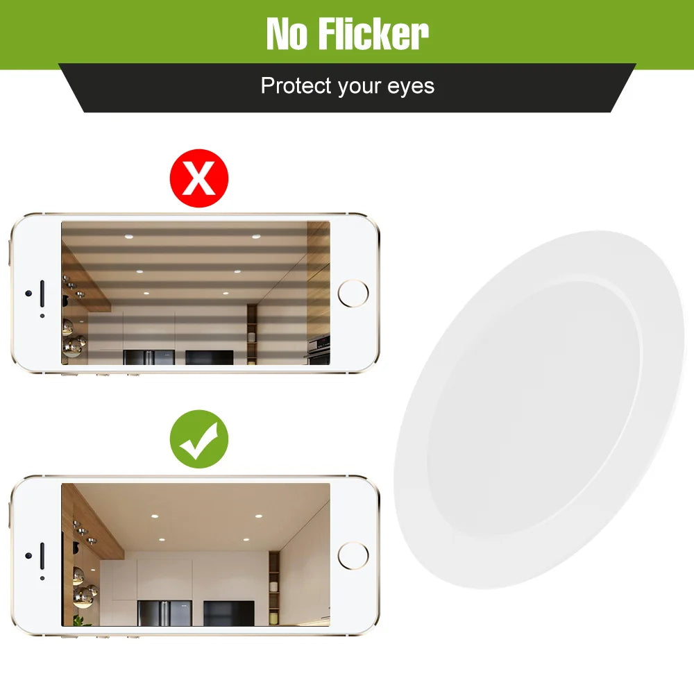 Downlight LED blanc froid 5W 10W 15W 20W 25W spot encastré moderne