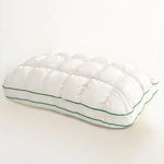 coussin puff grid doux blanc rose violet gris poignée confortable maison lit