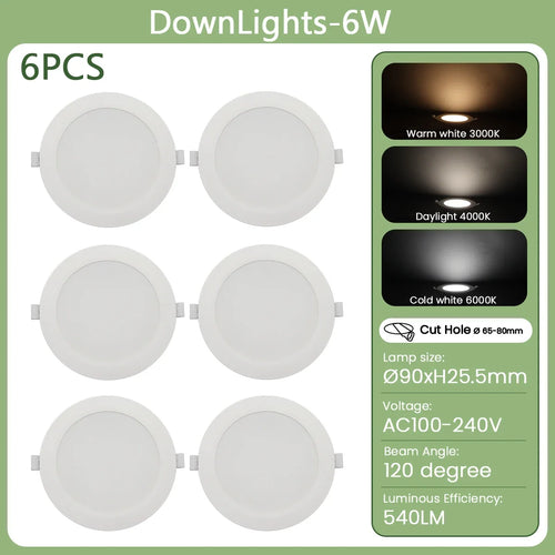 spots led blancs modernes plastique cable électrique 10w 24w 110v 220v pièces