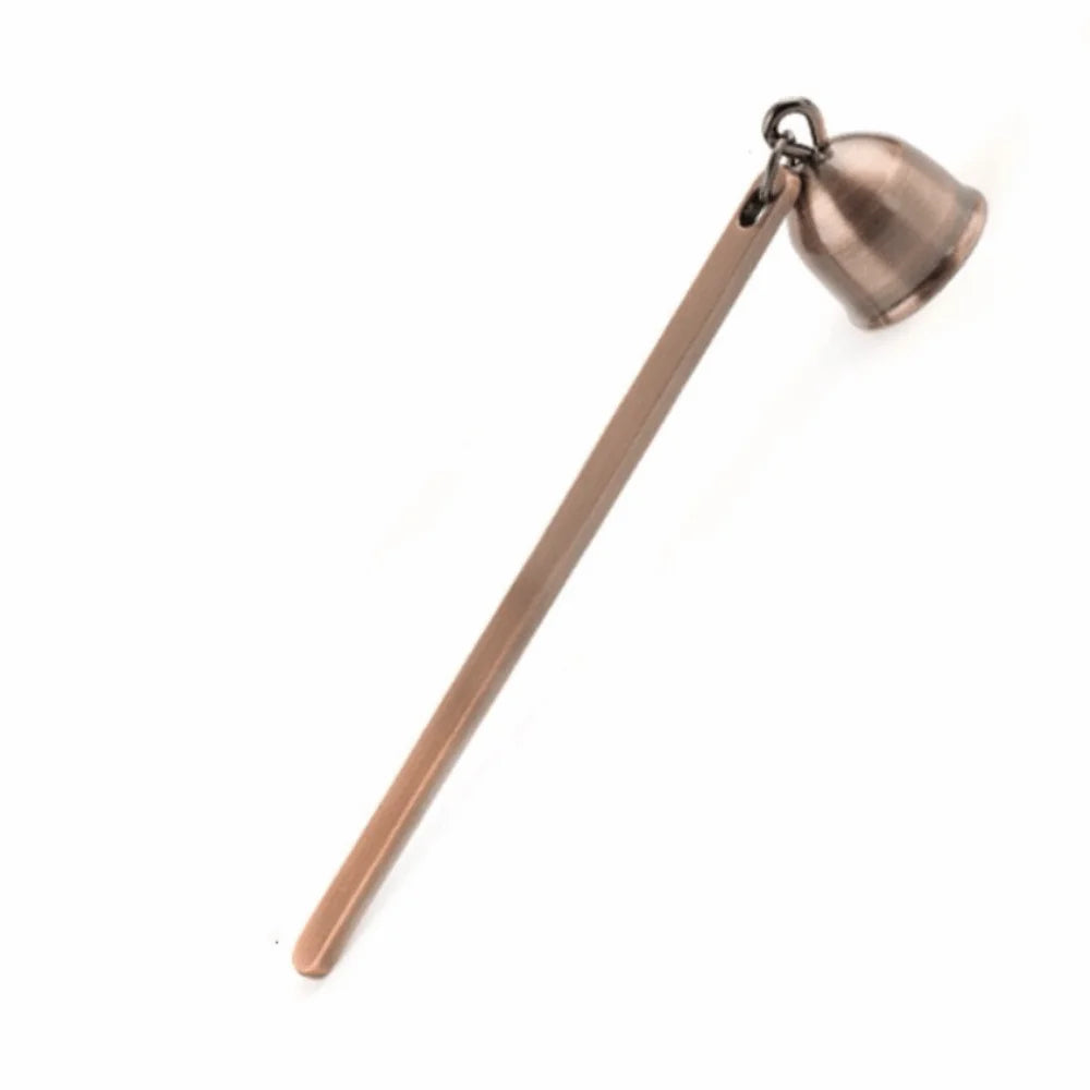 éteignoir snuffer acier inoxydable noir argent or cuivre bronze classique brillant antidérapant poignée boule