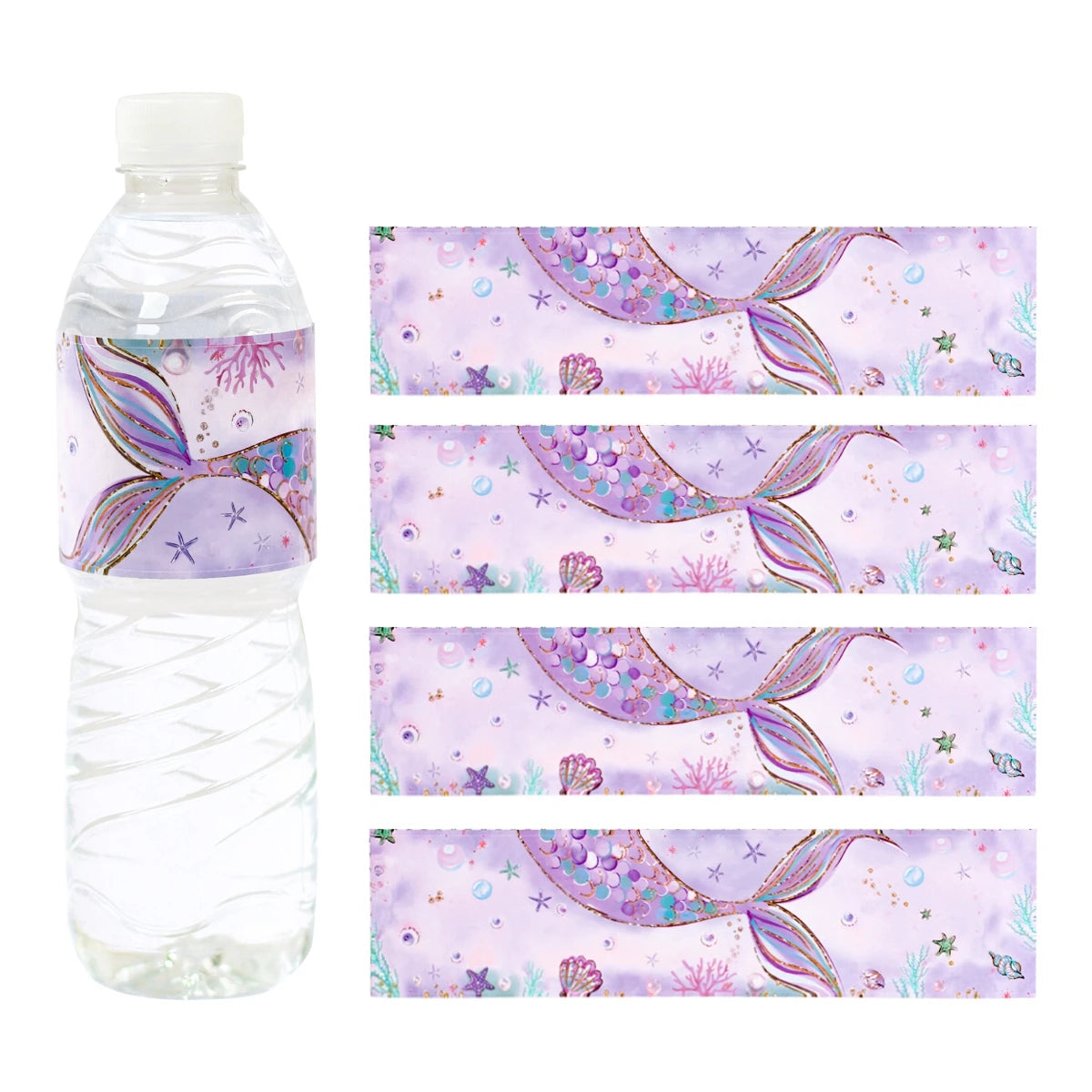 Accessoires anniversaire sirène pastel
