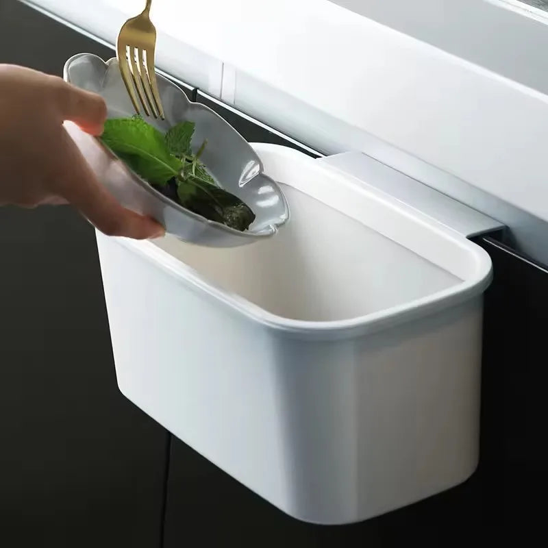 boîte rangement suspendue adhésive moderne blanche mat minimaliste organisation chambre cuisine