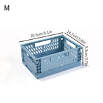 panier rangement pliable plastique perforé maison organisateur moderne