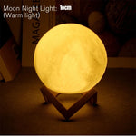 lampe table diy peinture texture lunaire blanc moderne veilleuse enfant décoration maison support bois