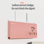 cache récepteur wifi gris rose moderne rayures horizontales clips latéraux minimaliste