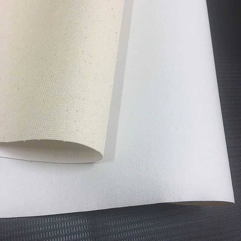 toiles d'impression coton mates a4 a3 artistes motifs floraux blanc beige