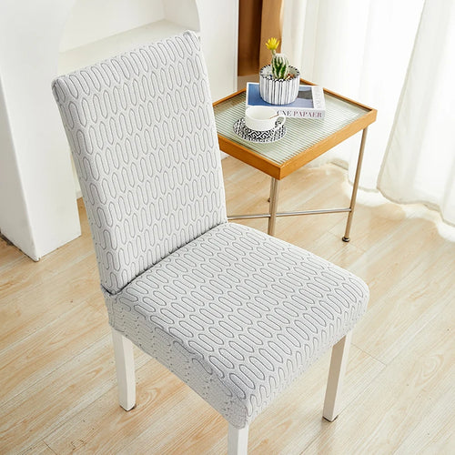 housse chaise moderne tissu extensible protecteur siège salle manger banquet