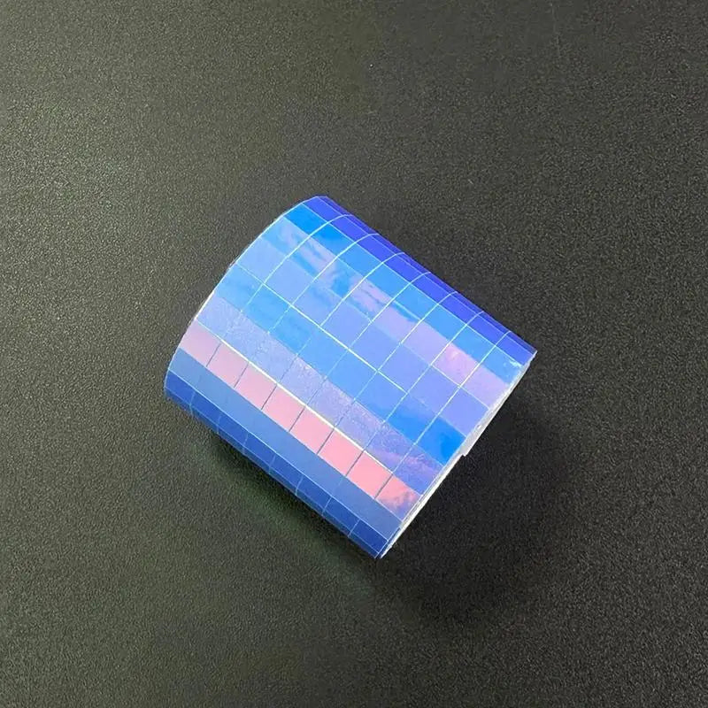 rubans adhésifs décoratifs carreaux miroir violet rose bleu jaune gris modernes rétro