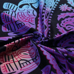 serviette plage ronde motif mandala boho chic coton polyester décorative grande plage été