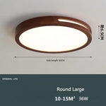 plafonnier moderne bois blanc lampe led ceiling touch switch minimaliste translucent