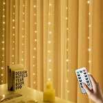 rideau lumineux led blanc multicolore moderne télécommande adaptateur usb noël decoration chambre salon