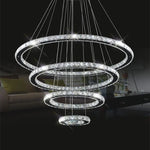 suspension lumineuse moderne acier inoxydable blanc noir strass brillant 2000 82000 lumens 90 260v