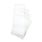 peigne éplucheur gâteau transparent acrylique outil pâtisserie lisse crème glaçage 10 12 14 inch