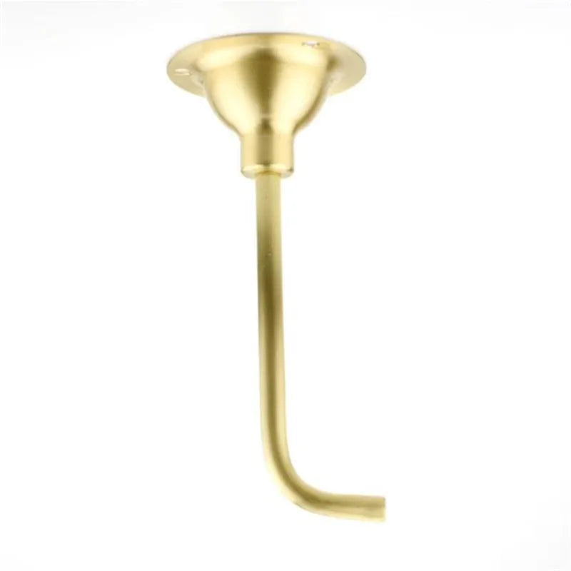 bras lampe murale moderne doré lisse plaque fixation métal