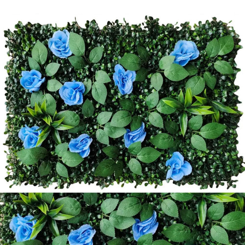 plantes artificielles feuilles fleurs vert naturel extérieur décoration murale tapis eucalyptus branches variées