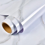 papier peint auto adhésif marbre moderne marron clair beige gris blanc chambre salle bain