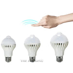 ampoule led blanc froide détecteur mouvement 12w 18w e27 ip42 moderne 80000h 5500k 7000k