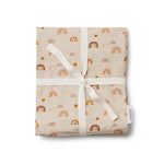 Détail motif parure de lit bébé coton biologique