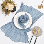 serviettes pliées crème plissées moderne lot table mariage fêtes extérieur