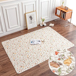 tapis sol animal compagnie coussin cage lapin cochon dindon mat doux imprimé animaux mignons