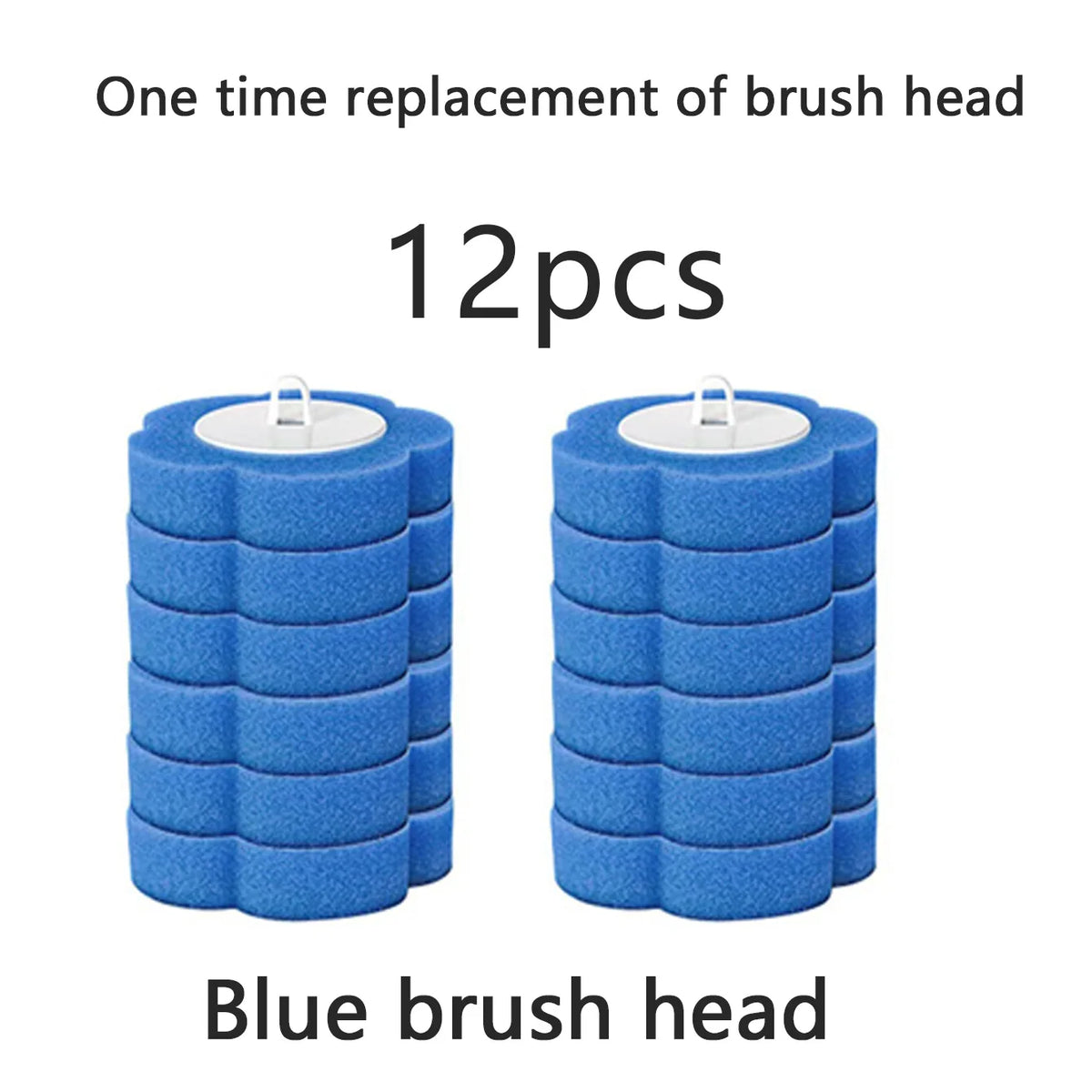 brosse toilette jetable blanche bleue fixation murale nettoyante antibactérienne tête rechangeABLE moderne minimaliste