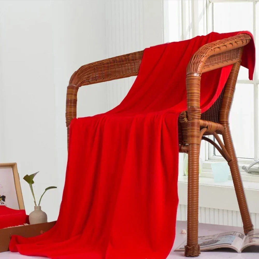 serviette bain microfibre séchage rapide motif uni moderne pâques rose orange rouge bleu violet