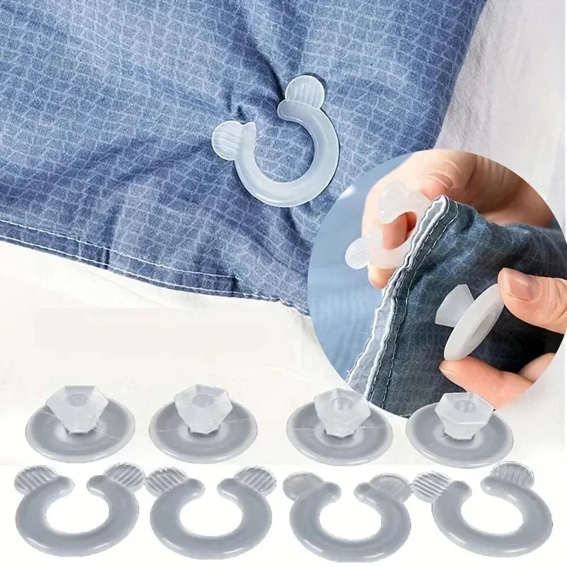 clips literie transparents adhésifs modernes draps housses couette paires cm