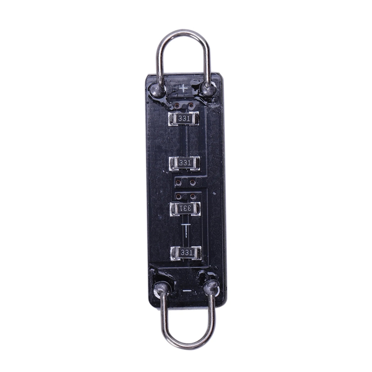 lampe led 44mm noir diodes smd 20 modernes compactes anneaux métalliques intérieur dôme